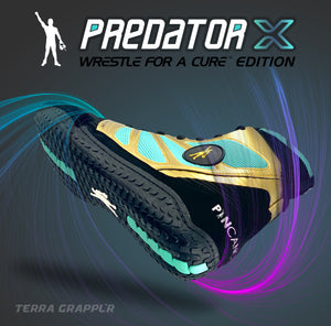 Pin Cancer Predator X - Limited Edition Wrestling Shoes